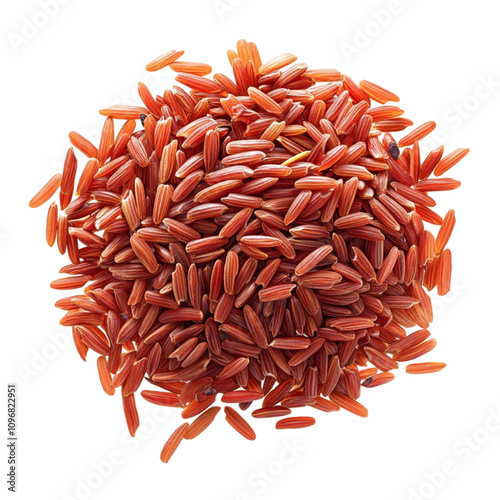 Hongqu Red Yeast Rice Isolated Transparent Background
