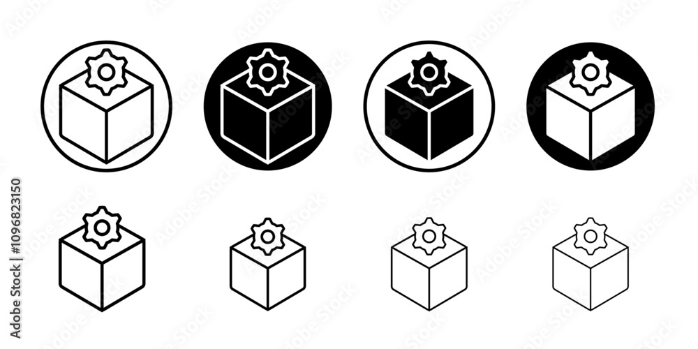 Product management icon web design in vector Product management icon web design in vector