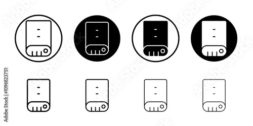 SSD drive icon web design in vector