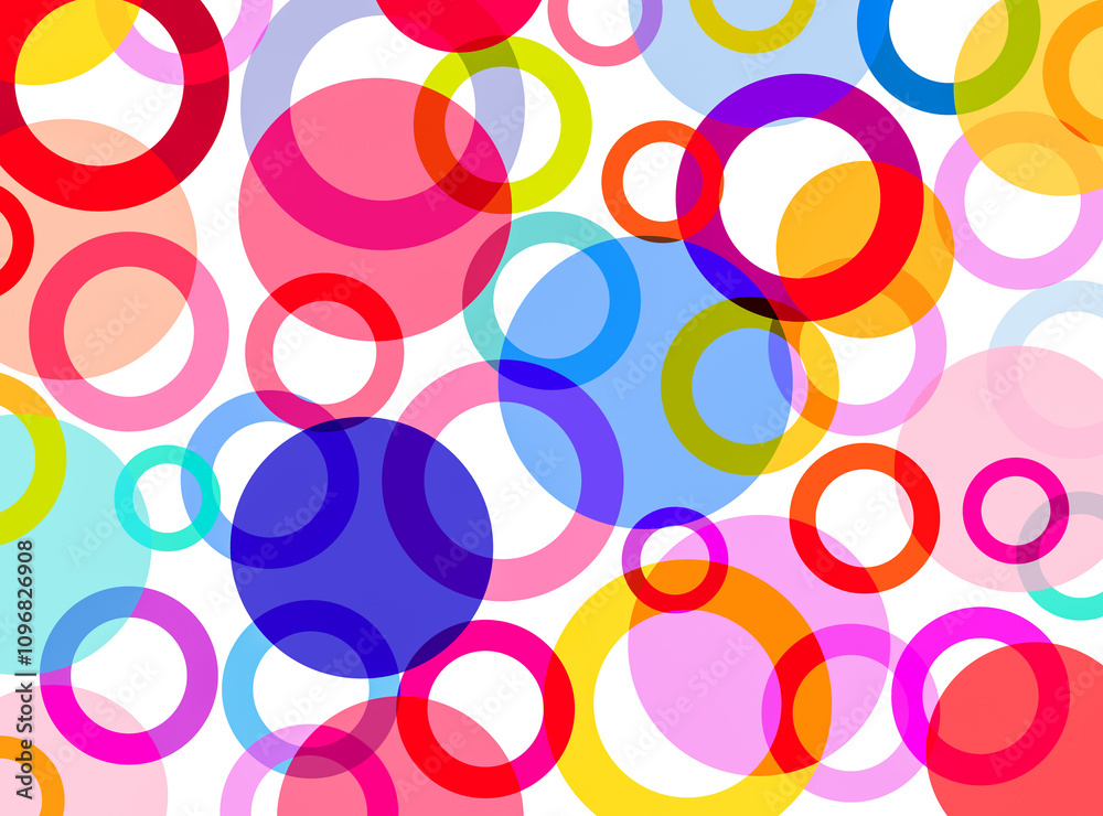 abstract colorful background with circles abstract colorful background with circles
