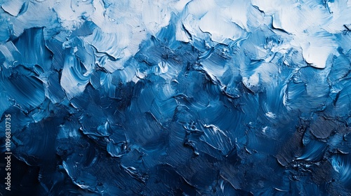 abstract blue background, Generative AI