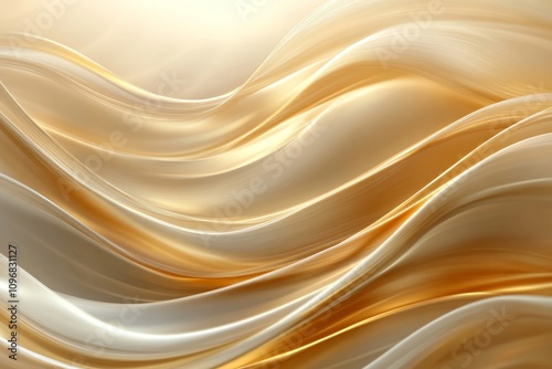 abstract gold background, Generative AI