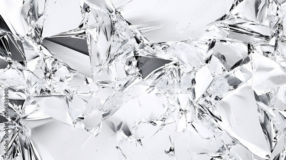 Generative ai on theme of beautiful texture broken glass for design natural abstract background. Shattered Ice Mirror. Illustration Generative ai on theme of beautiful texture broken glass for design natural abstract background. Shattered Ice Mirror. Illustration