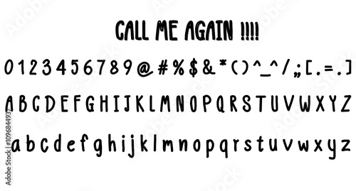 alphabet letters font set. ELEGANT font with trendy letters thin, bold, uppercase, lowercase and numbers. vector illustration.