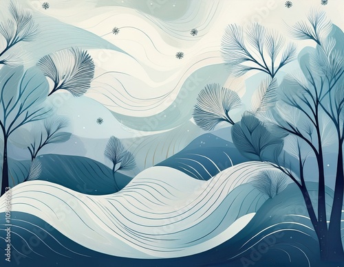 Clean Minimalist Winter