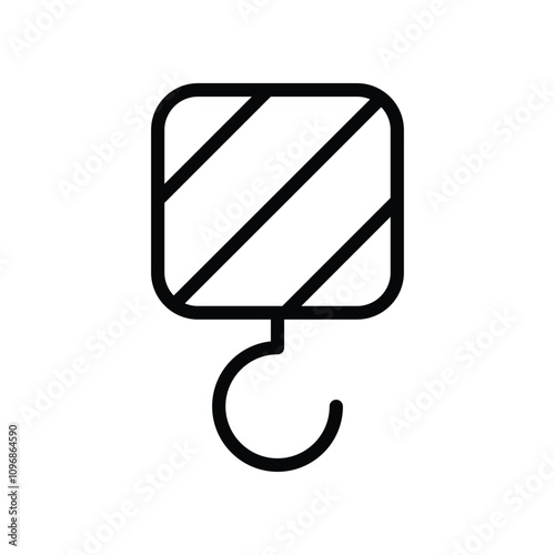 This is a Nice Crane Icon Design