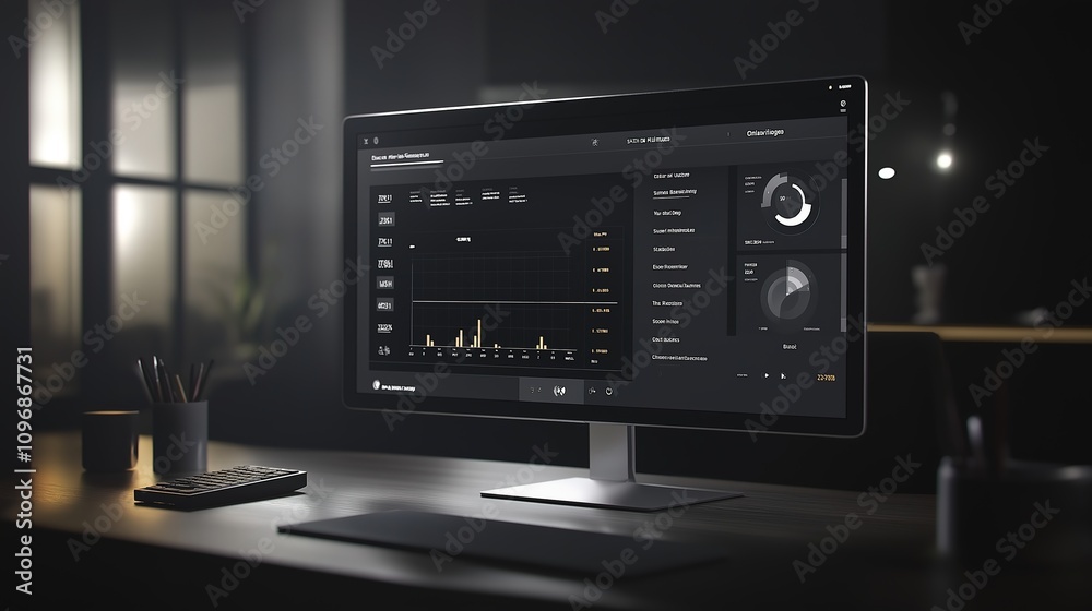 CPI data report on large screen monitor, economic analyst reviewing inflation trends, financial market insights, and policy implications.
