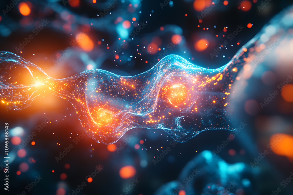 Futuristic nanotechnology particles interacting with cells in the human bloodstream, showcasing deep tech innovation in medicine with high realism and detail.
Futuristic nanotechnology particles interacting with cells in the human bloodstream, showcasing deep tech innovation in medicine with high realism and detail.