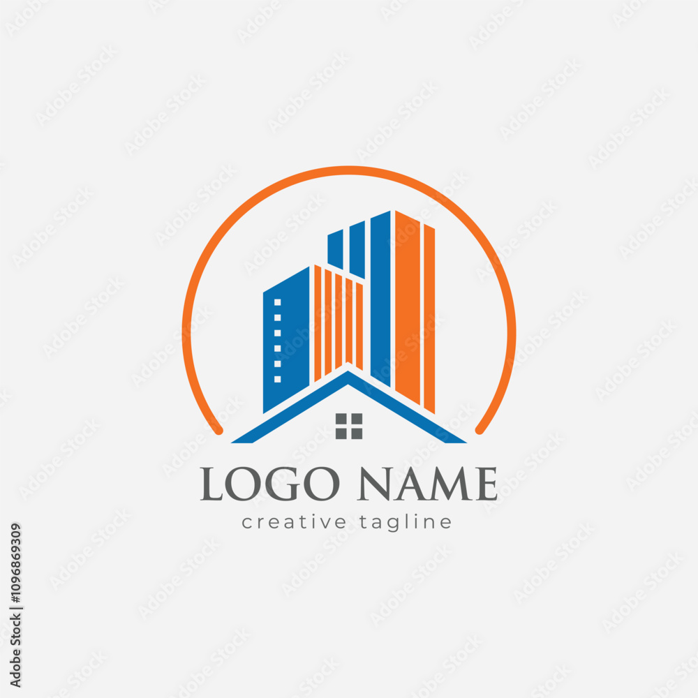 Nest, Modern real estate logo, house, home logo fully editable vector template Nest, Modern real estate logo, house, home logo fully editable vector template