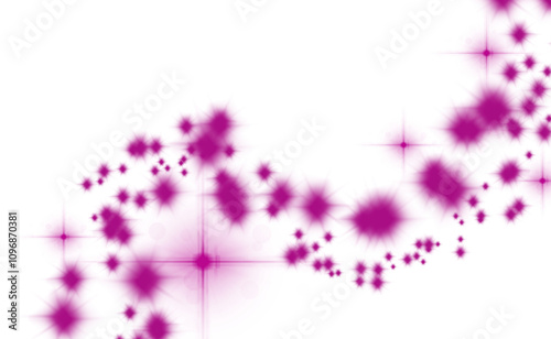 background with pink shine stars