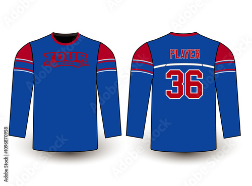 Sports gear template mockup is a perfect fit for all sports. The designs that go on casual wear, shirts, fashion apparel, and all kinds of team uniform