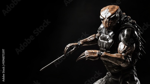 Scorpion Character in Security Guard Outfit with Menacing Pose photo