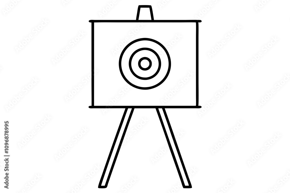 Target Board Icon Clipart With Bullet Holes Vector Illustration Target Board Icon Clipart With Bullet Holes Vector Illustration