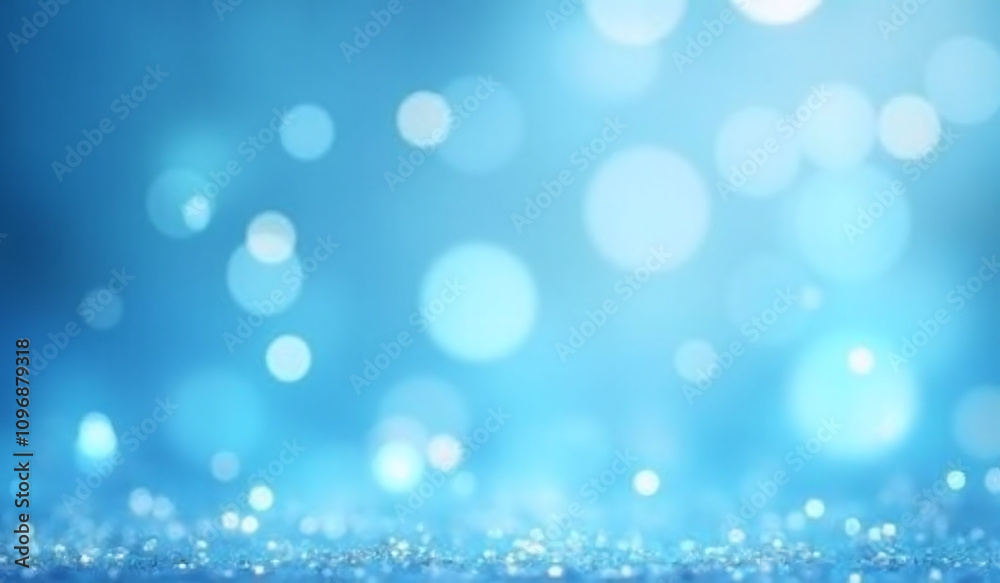 Obraz premium abstract christmas background features light blue white sparkling elements festive holiday scene