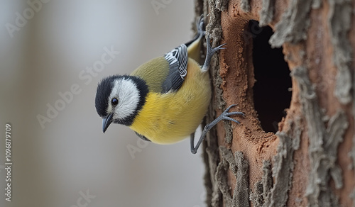 birds look homes trees winter especially hungry titmice seeking shelter cold weather