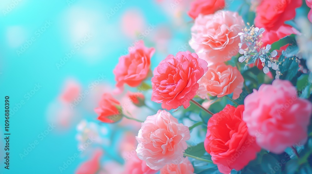 Beautiful flowers, soft pastel colors, dept of field Beautiful flowers, soft pastel colors, dept of field