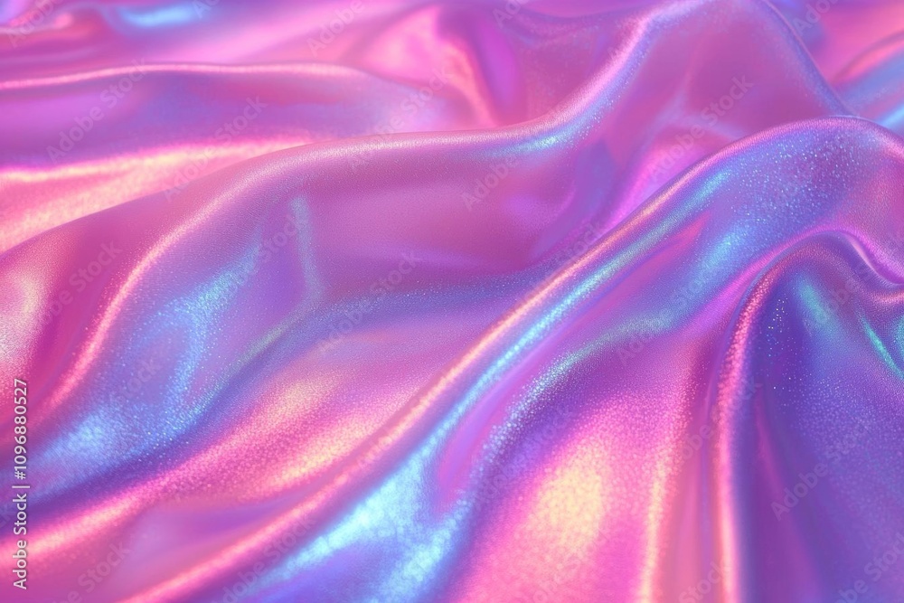 Obraz premium Hyber realistic photo of Iridescent neon background