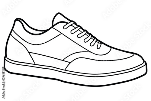 sketch line art, shoes icon, boots icon line art vector. EPS File