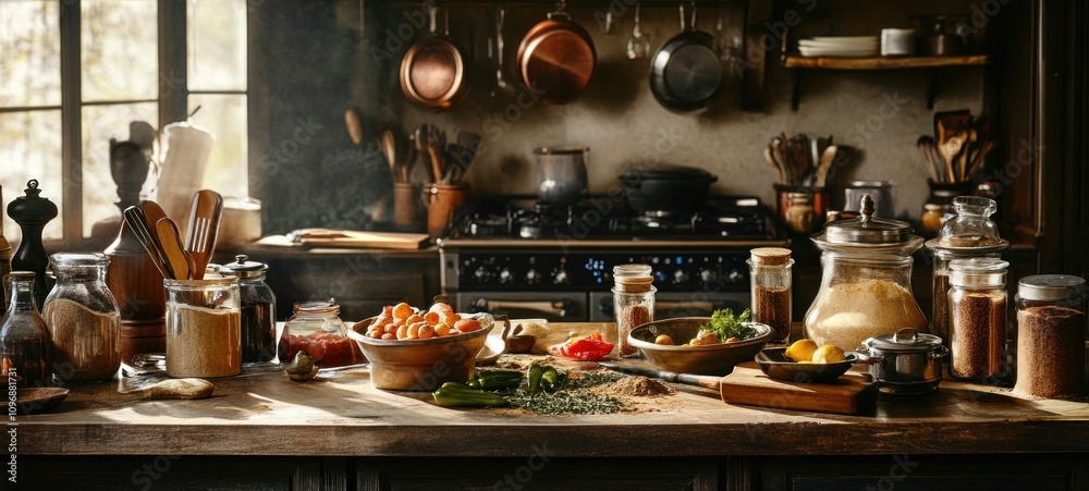 Rustic Kitchen: A Culinary Still Life Rustic Kitchen: A Culinary Still Life