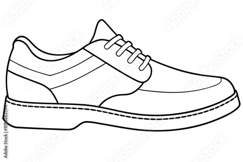 sketch line art, shoes icon, boots icon line art vector. EPS File