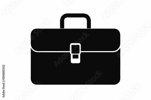 Briefcase icon vector, Suitcase symbol, Luggage Vector