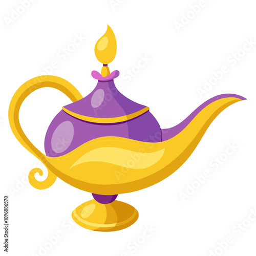 Aladdin lamp clipart clipart cartoon Illustration drawing
