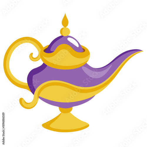 Aladdin lamp clipart clipart cartoon Illustration drawing