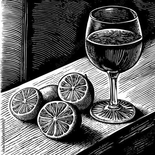 glass of wine