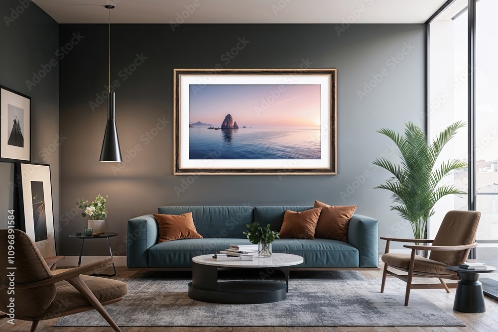 Stylish Picture Frame Display in Contemporary Home Decor Stylish Picture Frame Display in Contemporary Home Decor