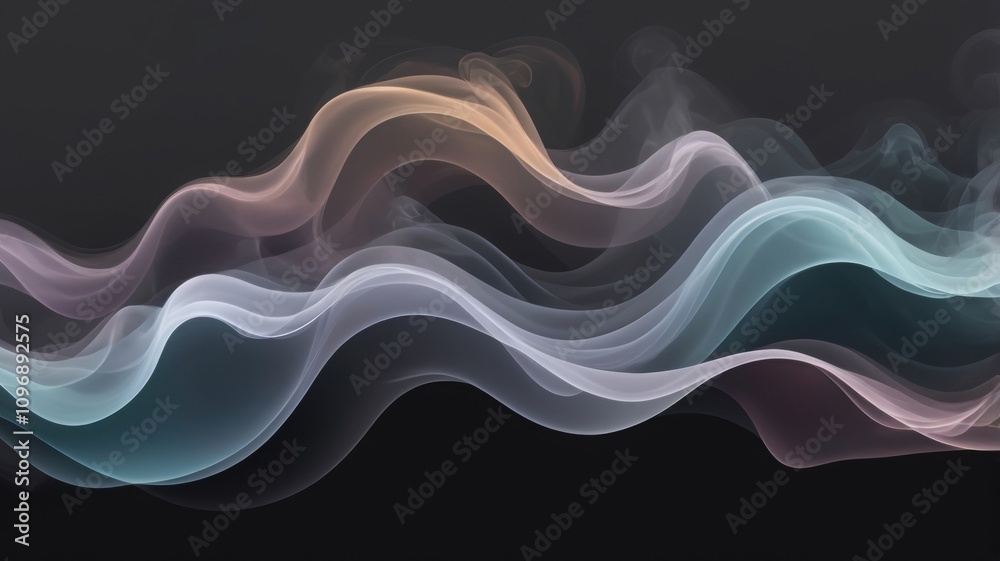 An abstract smoke effect An abstract smoke effect