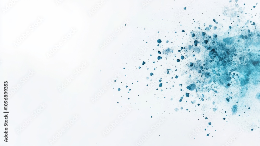 Minimalist abstract blue art design with splattered texture for creative inspiration Minimalist abstract blue art design with splattered texture for creative inspiration