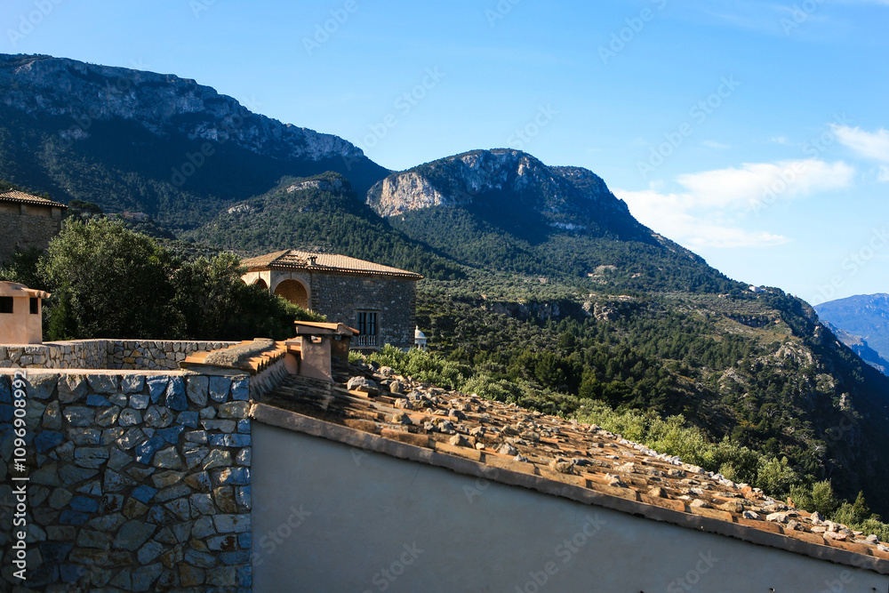 Naklejka premium mountain in Mallorca Island, Spain
