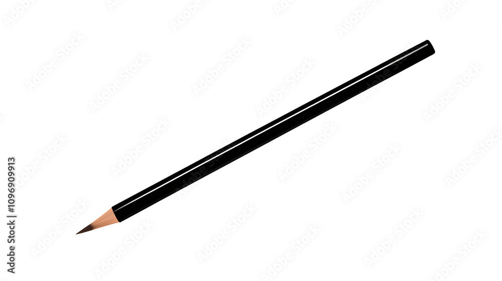 Brow pencil icon with a spoolie on the opposite end Brow pencil icon with a spoolie on the opposite end