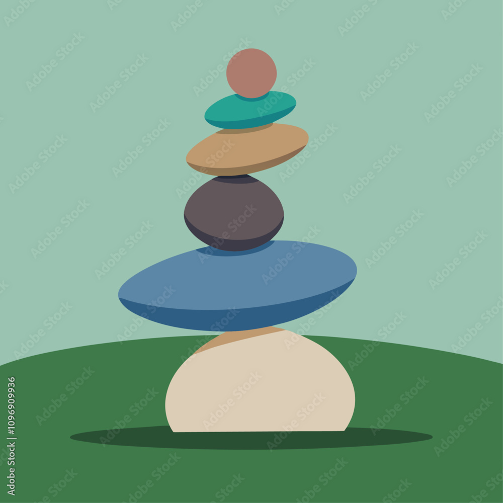 balancing stones clipart cartoon Illustration drawing balancing stones clipart cartoon Illustration drawing