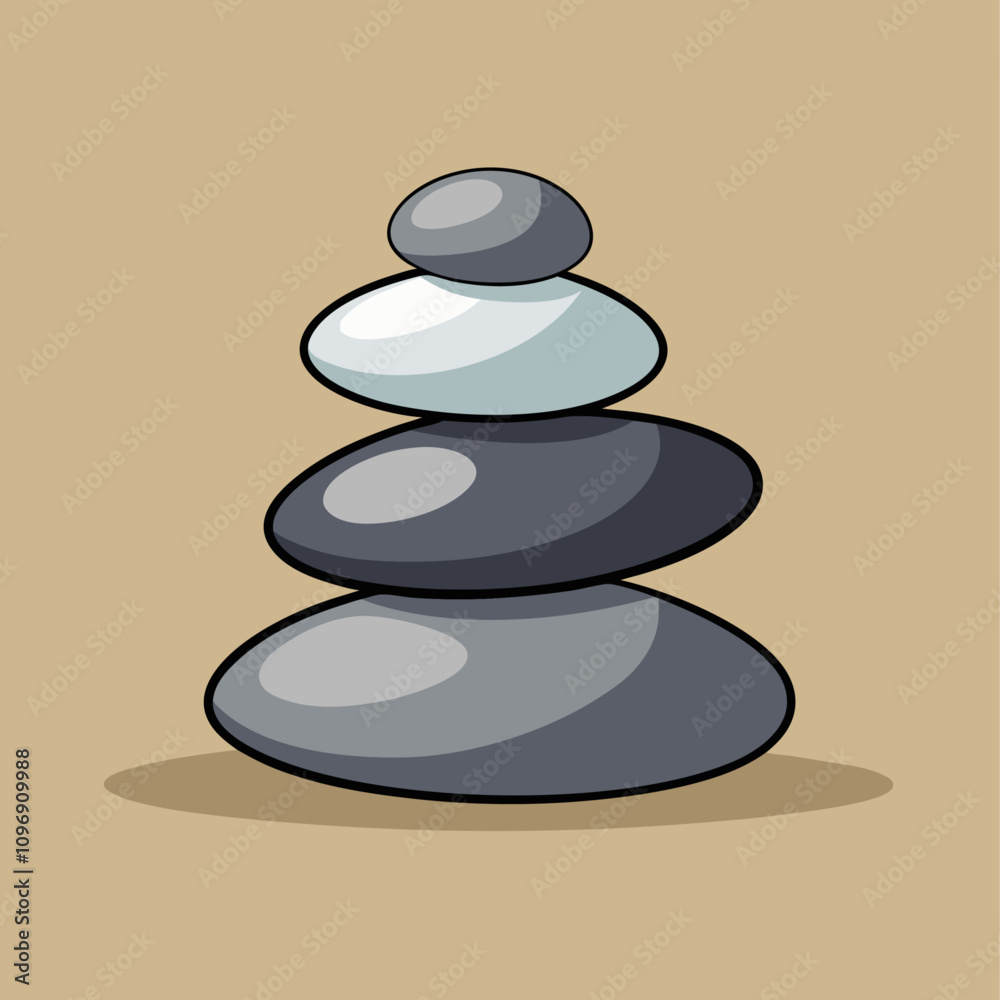 balancing stones clipart cartoon Illustration drawing balancing stones clipart cartoon Illustration drawing