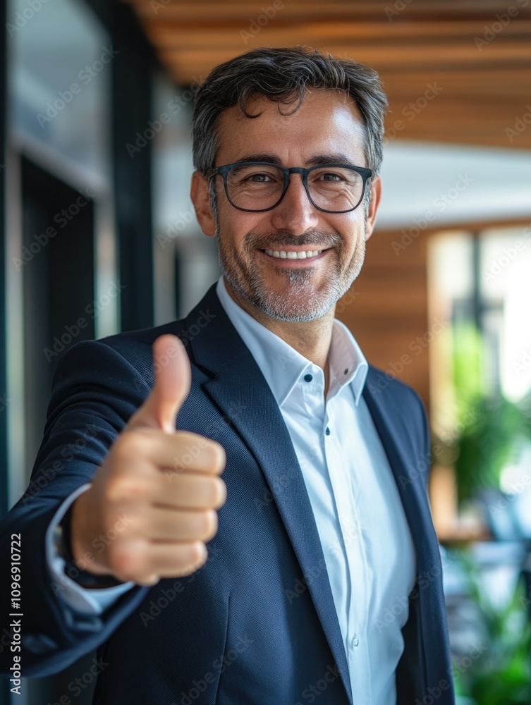 Business Professional Thumbs Up Business Professional Thumbs Up