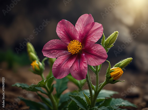 1000 year old hellebores flower photo