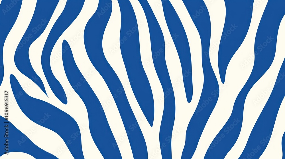 Blue and white zebra stripes a simple vector graphics Blue and white zebra stripes a simple vector graphics