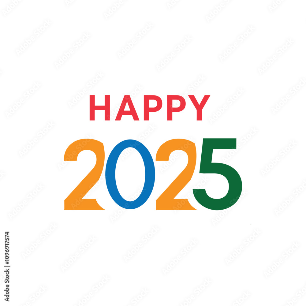 Happy New Year 2025 Template. Happy New Year 2025 Template.