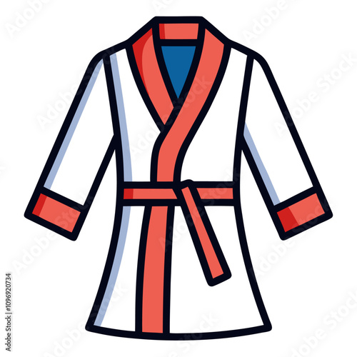 bathrobe clipart cartoon Illustration drawing