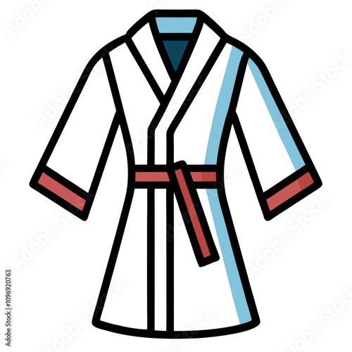 bathrobe clipart cartoon Illustration drawing