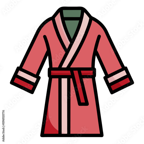 bathrobe clipart cartoon Illustration drawing