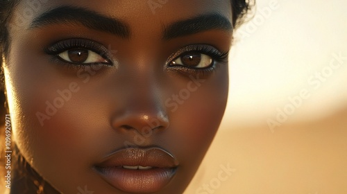 Stunning Portrait of a Beautiful Woman in Natural Light Setting