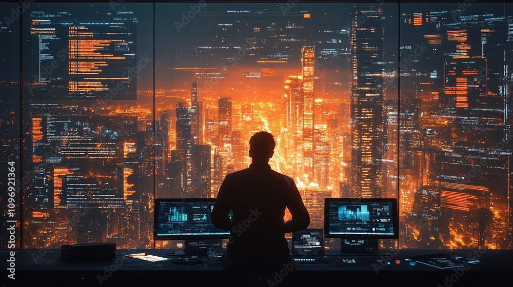cyber security, crisis simualtion, high technology, technology background