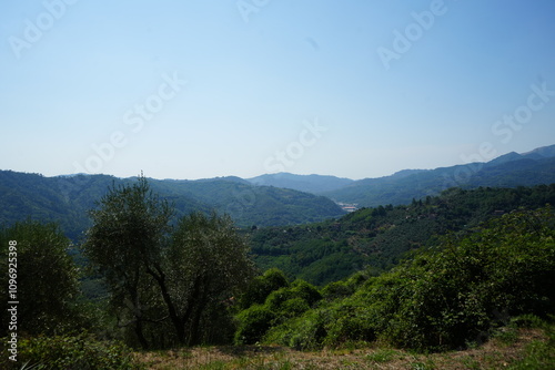 view of the rolling hills of tuscany italy