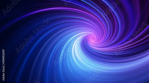 Radial blue and pruple light through the tunnel glowing in the darkness for print designs templates, Advertising materials, Email Newsletters, Header webs, e commerce signs retail shopping, advertisem