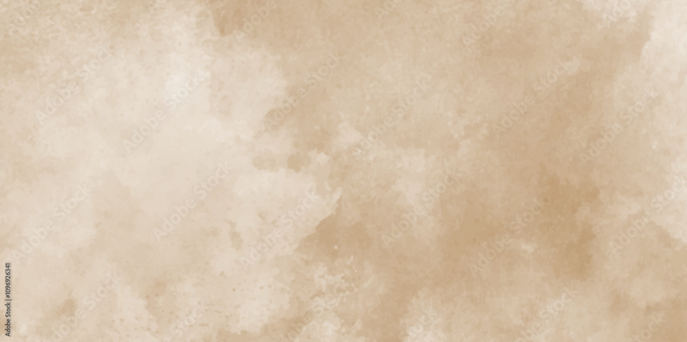 Obraz premium Brown background with grunge texture,Watercolour texture for cards, flyers, poster. watercolour banner. Stucco. Wall,Watercolour old brown backdrop, hand painted.