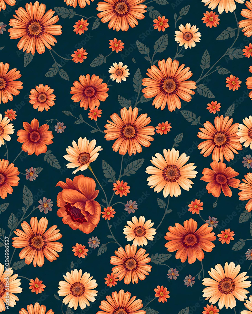 wallpaper with small flowers on the background. wallpaper with small flowers on the background.