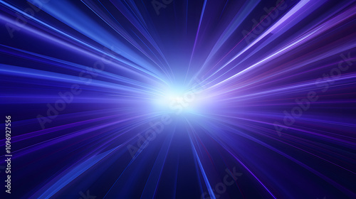 Radial blue and pruple light through the tunnel glowing in the darkness for print designs templates, Advertising materials, Email Newsletters, Header webs, e commerce signs retail shopping, advertisem photo