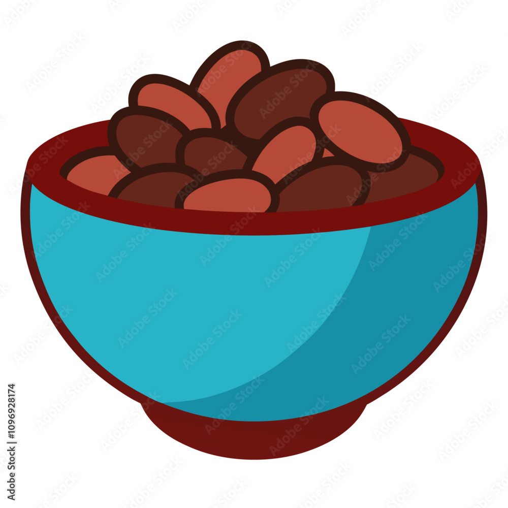 beans in a bowl clipart cartoon Illustration drawing beans in a bowl clipart cartoon Illustration drawing